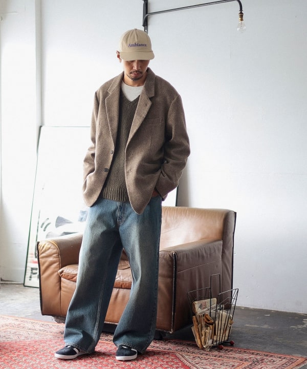 BEAMS ビームス TECH TWEED テックツイード ダッフルコート L BEAMS ビームス TECH TWEED テックツイード ダッフルコート L