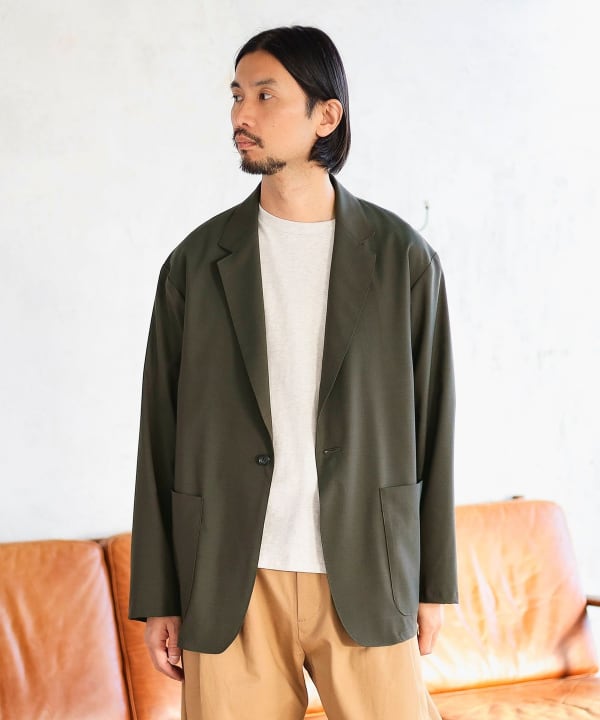 TA CA SI シンセティックスエード プルオーバー  ジャケット beams TA CA Si / シンセティックスエード プルオーバージャケット