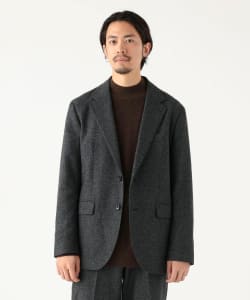 ツイル 2ボタン ジャケット レギュラーフィット