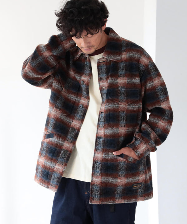 【NAVY/BROWN】PENDLETON * B:MING by BEAMS / 別注 CPO ジップジャケット