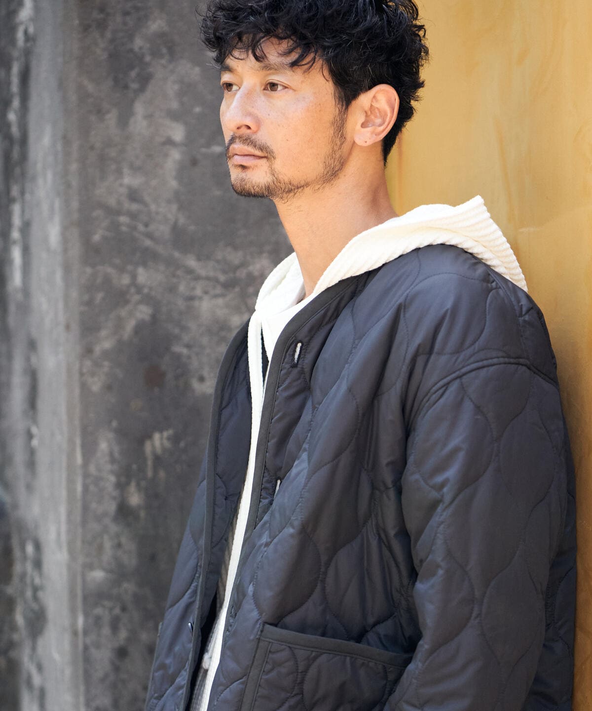 B:MING ｂｙ BEAMS ライナージャケット付き ロング コート sizeS/グレー ◆■ レディース