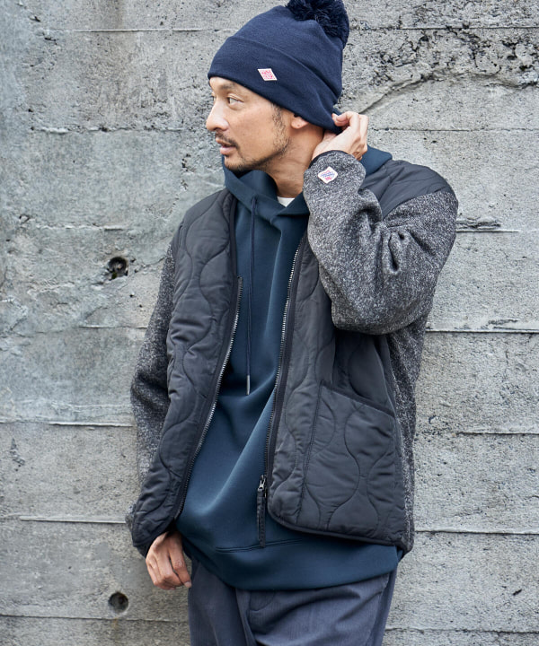 BLACK】JE MORGAN x B:MING by BEAMS / 別注 キルティングジャケット