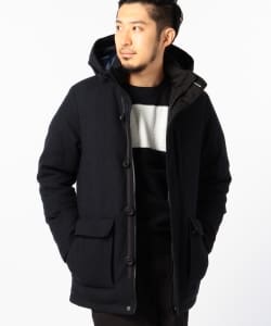 ▲B:MING by BEAMS / “河田フェザー” ツイードダウンブルゾン