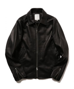 ▲B:MING by BEAMS / ラムレザー シングル ライダースジャケット