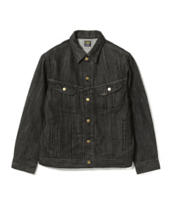 ▲Lee × B:MING by BEAMS / 別注 ライダース ブラックデニム ジャケット