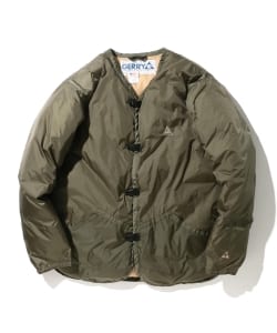 ▲GERRY × B:MING by BEAMS / 別注 ノーカラー ダウンジャケット