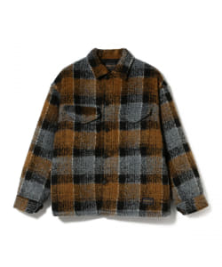▲PENDLETON / SHAGGY CHECK QUILT CPO JACKET