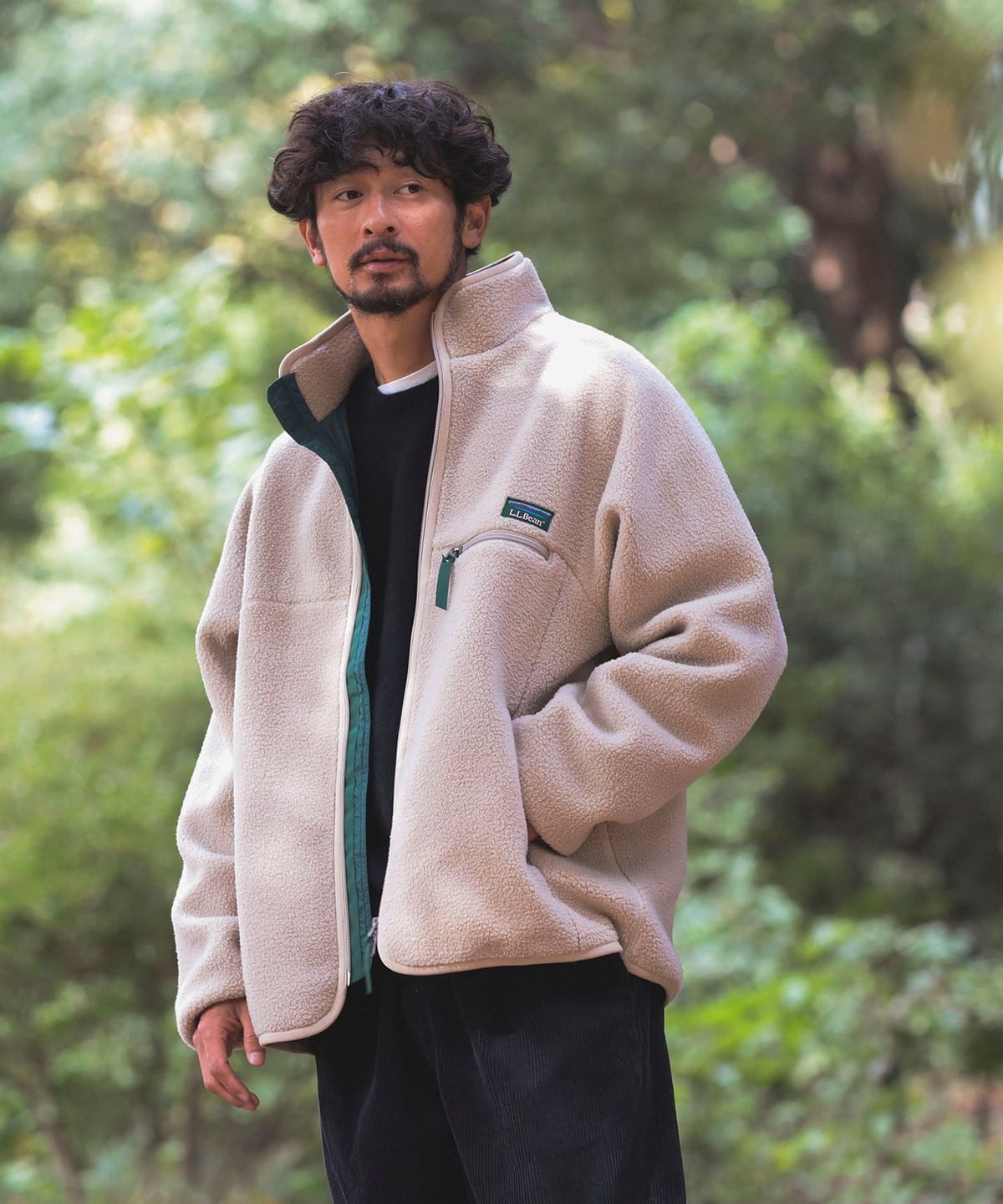 IMIMIAMWHATIAM Boa Fleece BomberJacket 白 L - ジャンパー/ブルゾン