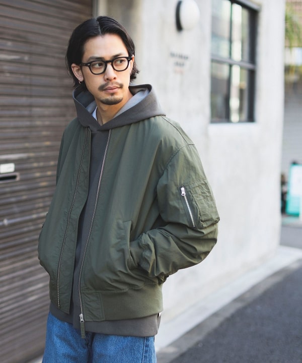 B:MING by BEAMS B:MING by BEAMS / 男裝防撥水CORDURA MA-1外套（短