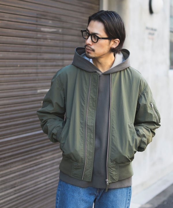 B:MING by BEAMS B:MING by BEAMS / 男裝防撥水CORDURA MA-1外套（短