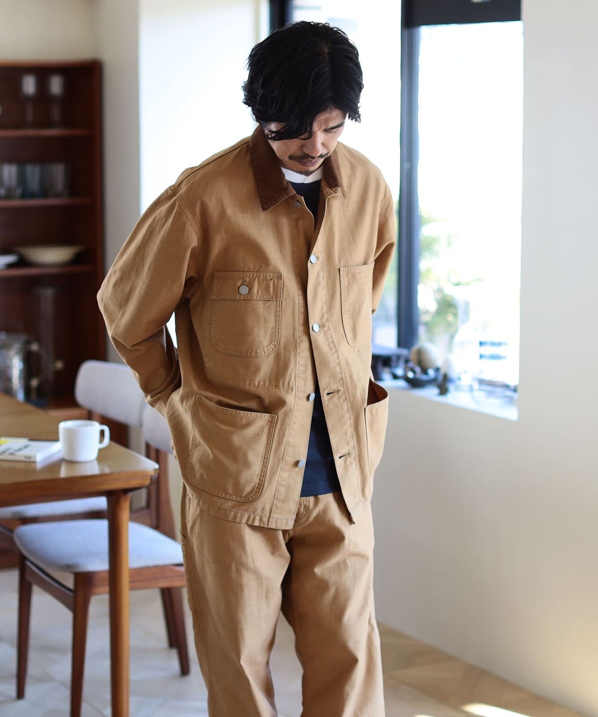 完売品 大人の極上リネン&トレンドのニュートラルカラーWポケット ビームスF BEAMS F＞2025年春夏ラインナップ説明会＜JACKET & SUITS＞vol