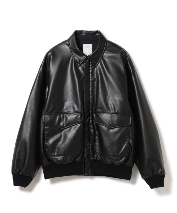 B:MING by BEAMS（ビーミング by ビームス）フェイクレザー 中綿 A2