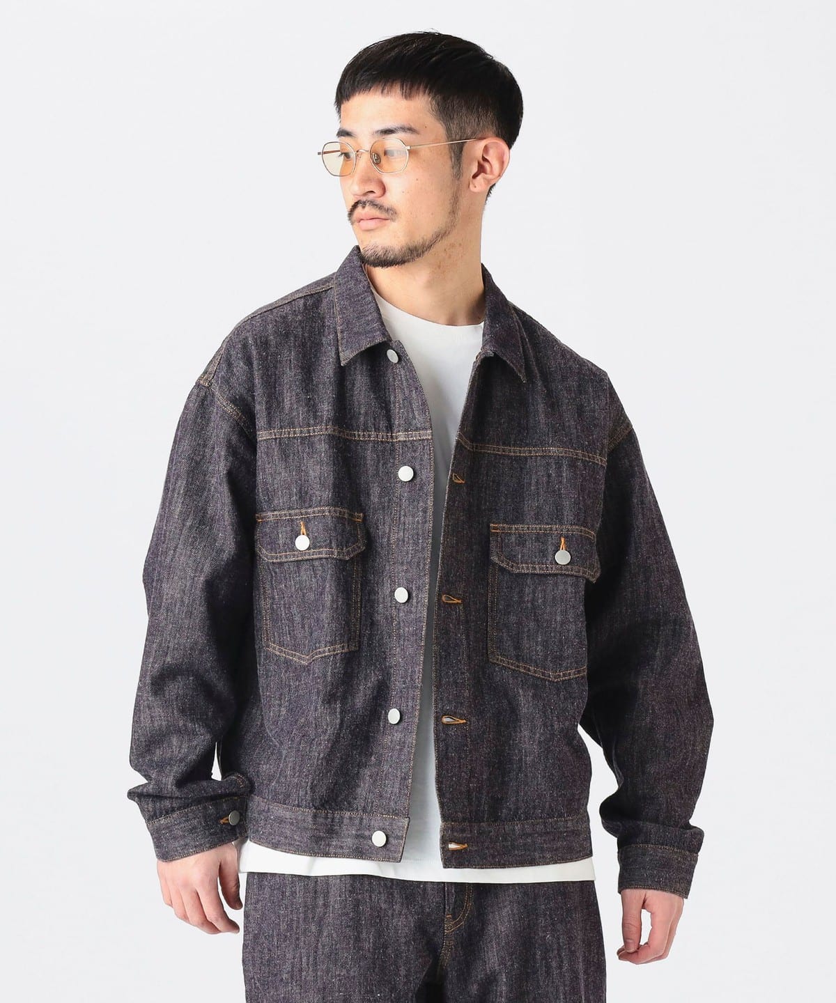 【セットアップ対応】コットンヘンプ ジャケット ブルゾン MEN NAVY S 【セットアップ対応】コットンヘンプ ジャケット ブルゾン MEN NAVY S