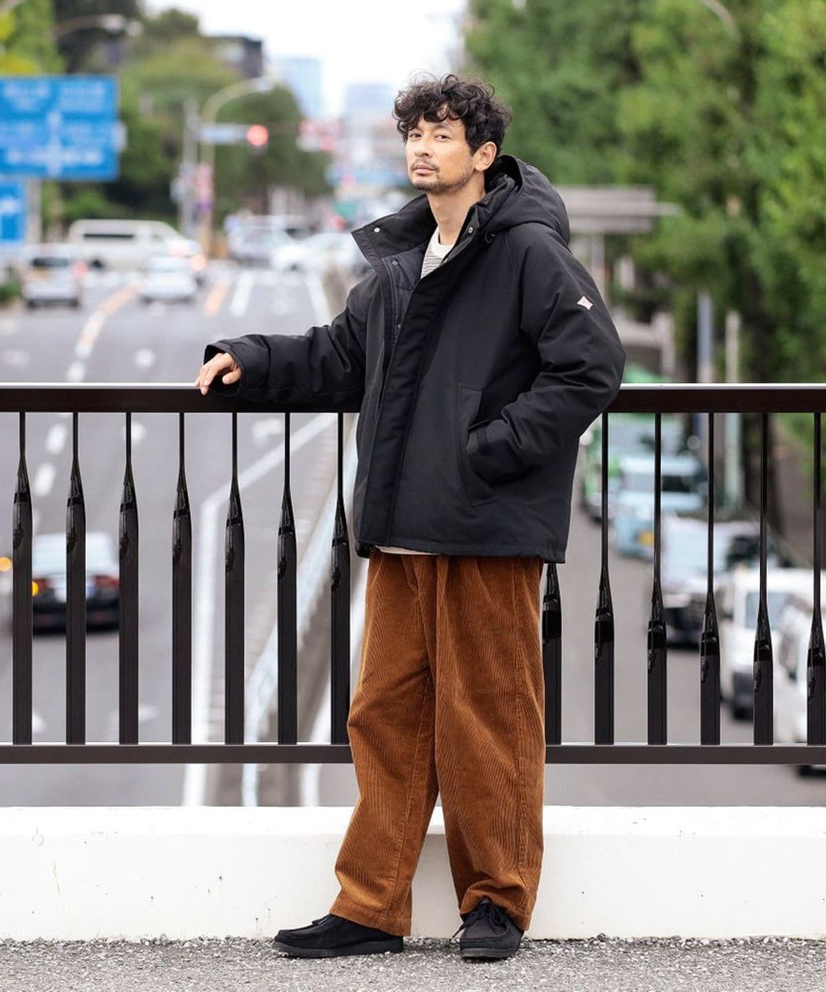 DANTON フード付きダウンジャケット BEAMS 36 ダークグレー B:MING by BEAMS（ビーミング by ビームス）DANTON / Down Army Hood