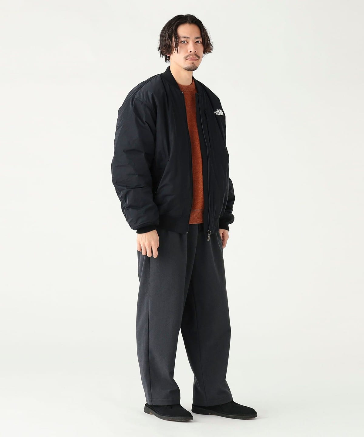 THE NORTH FACE×BEAMS フライトジャケット ダブルジップ M THE NORTH FACE×BEAMS フライトジャケット ダブルジップ M THE