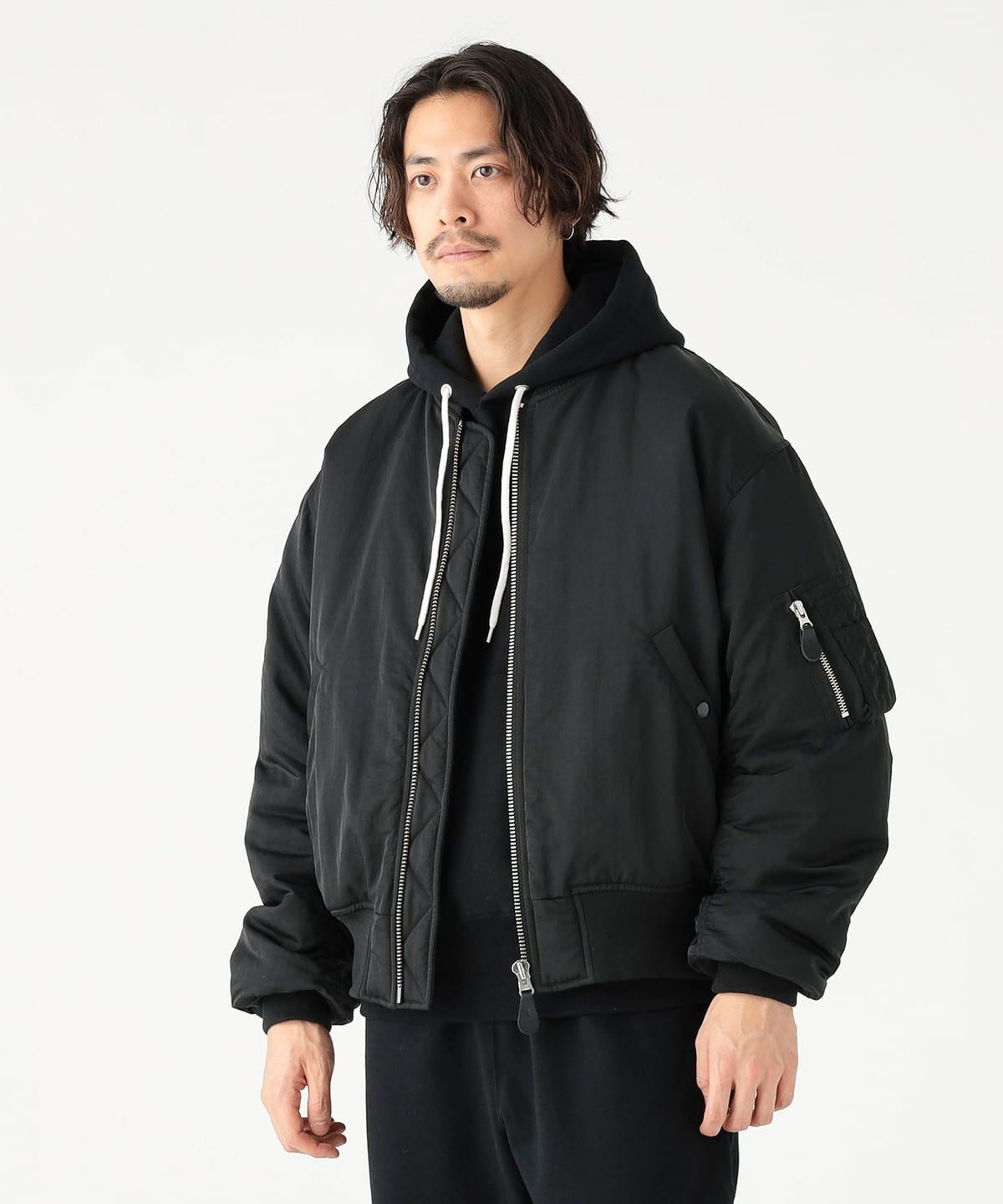 B:MING by BEAMS（ビーミング by ビームス）撥水 ナイロン MA-1