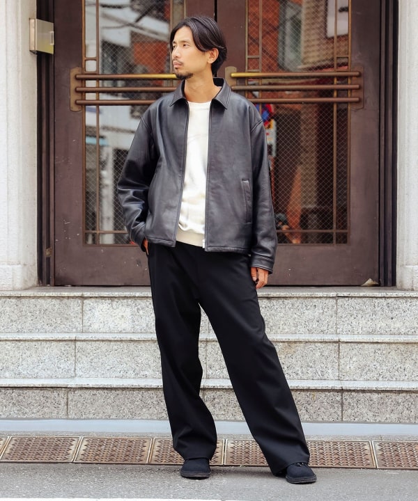 B:MING by BEAMS（ビーミング by ビームス）ambiance / レザー ジップ