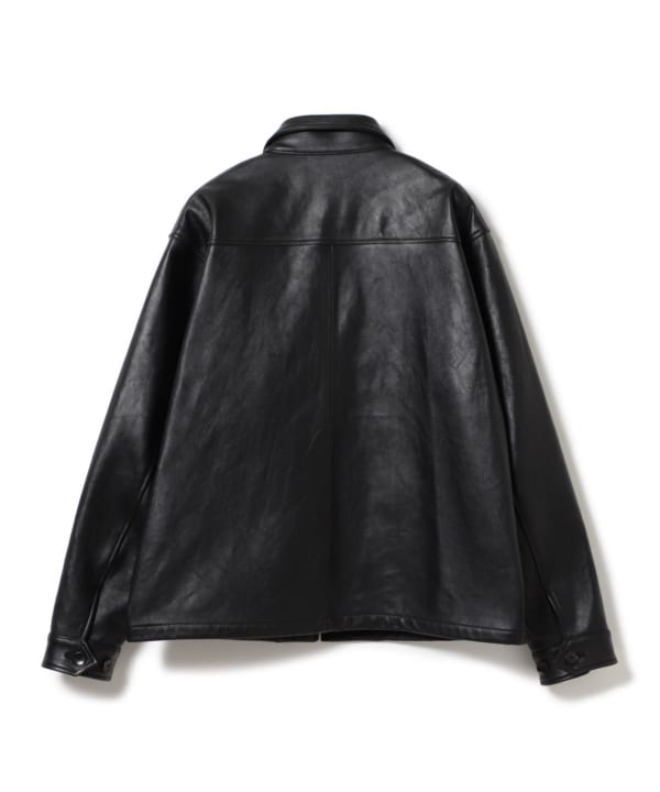 BEAMS レザー ジップブルゾン B:MING by BEAMS（ビーミング by ビームス）【BLACK FRIDAY対象