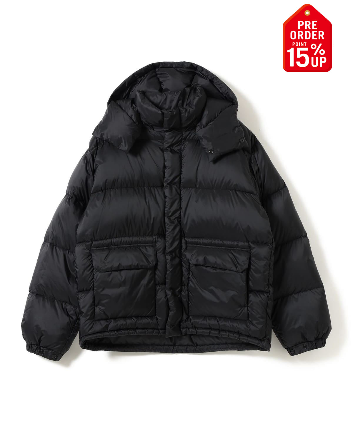 B:MING by BEAMS Platinum ブラックダウンジャケット B:MING by BEAMS（ビーミング by ビームス）のメンズのダウン