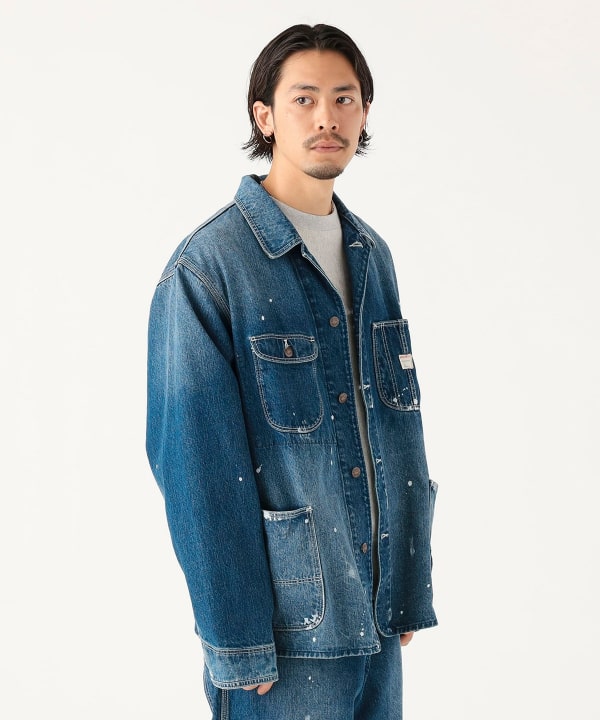 B:MING by BEAMS セットアップ　デニムライク　インディゴ 楽天市場】COOL MOTION(R) デニムライク 2ボタン ジャケット