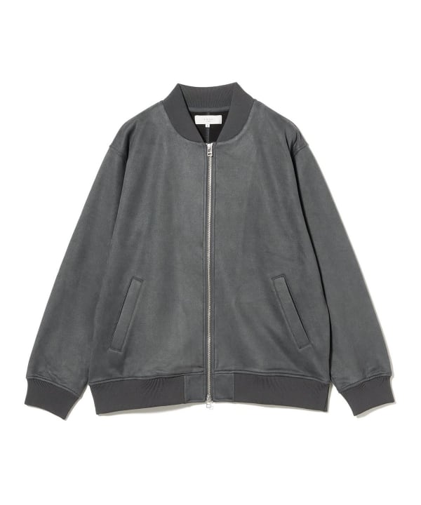 美品　BEAMS GOLF ジップ　ブルゾン　ジャケット B:MING by BEAMS（ビーミング by ビームス）フェイク スウェード