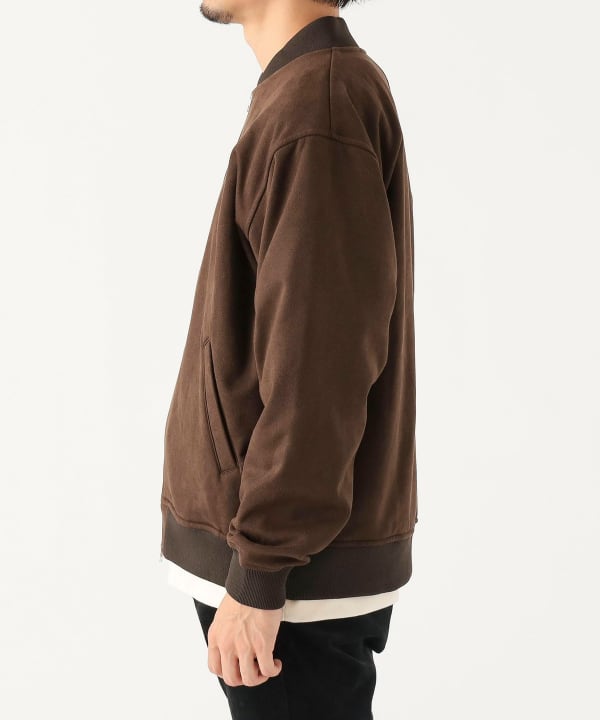 ジャケット・アウター BEAMS FAKE SUEDE ZIP BLOUSON CAMEL Auralee Lamb Suede Zip Blouson | Camel | Canoe Club