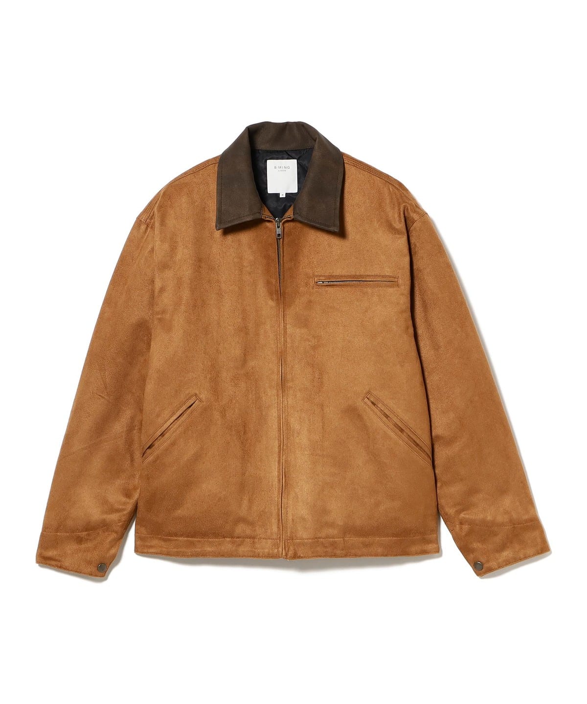 【美品】 BEAMS スエードブルゾン 裏ボア生地 BEAMS（ビームス）リラックスフィット ボア ブルゾン（ブルゾン