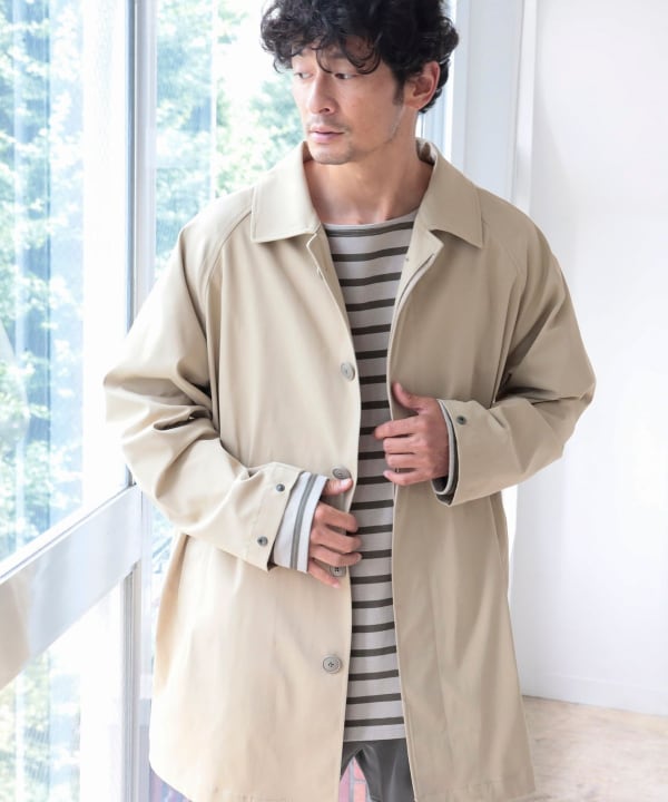 【送料込\u0026新品】B:MING by BEAMS アウター　ステンカラーコート