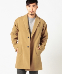 ▲B:MING by BEAMS / TRメルトンドロップショルダーチェスターコート