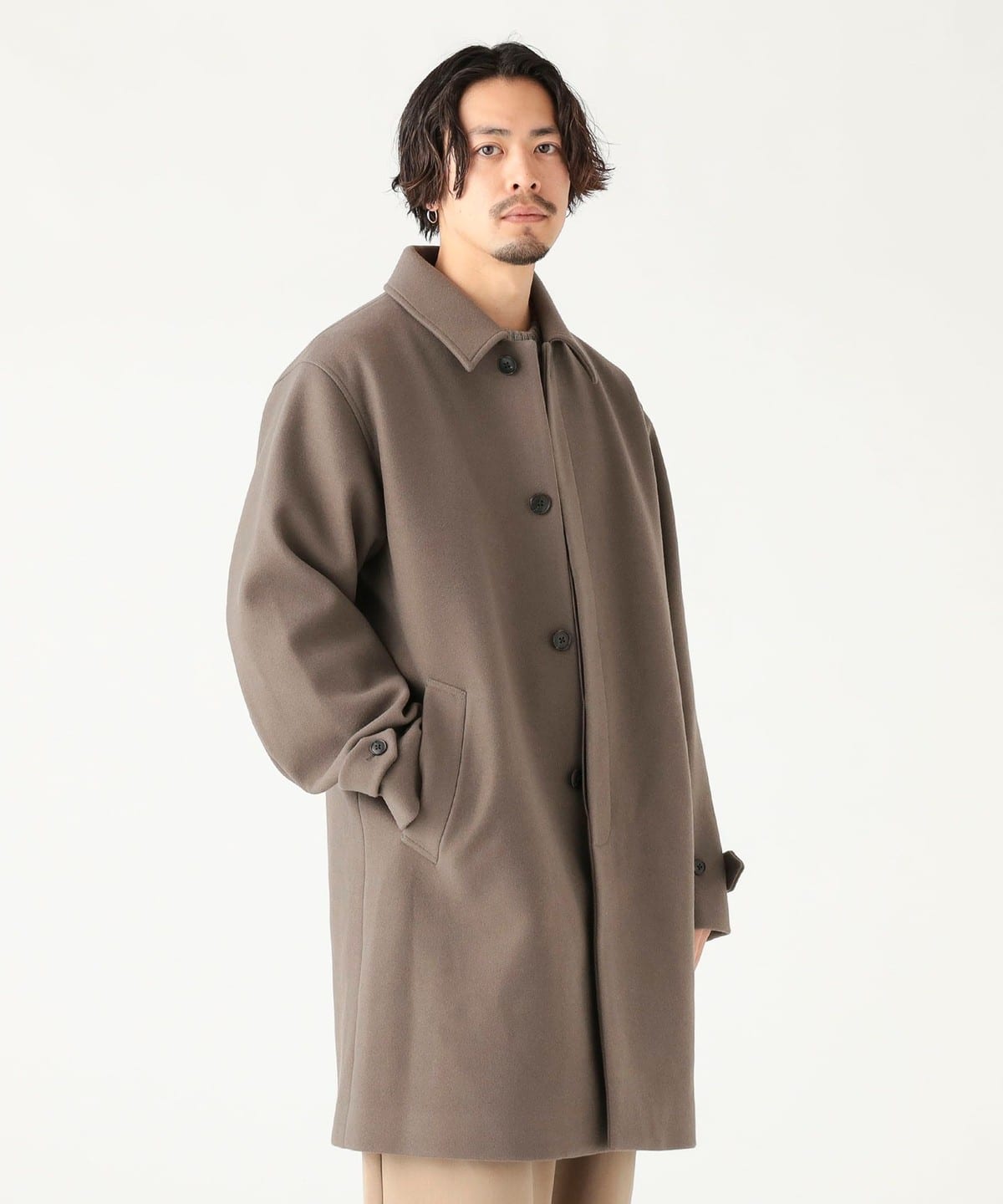 B:MING by BEAMS（ビーミング by ビームス）ハイブリッド ステンカラー