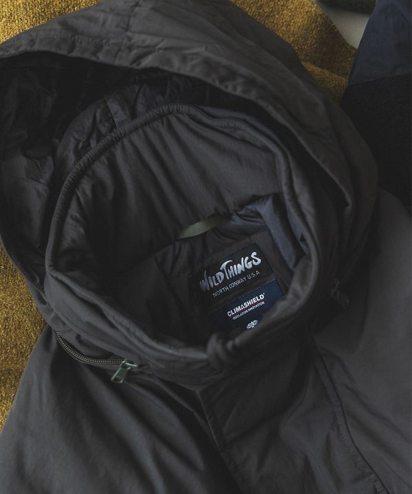 BEAMS 別注 WILD THINGS 旧ロゴ ウインドブレーカー 黒灰 M BEAMS 別注 WILD THINGS 旧ロゴ ウインドブレーカー 黒灰 M