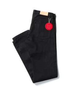 ▲FIRE SERVICE × B:MING by BEAMS / 別注 BBB セルビッチ ブラック デニムパンツ （スリム）