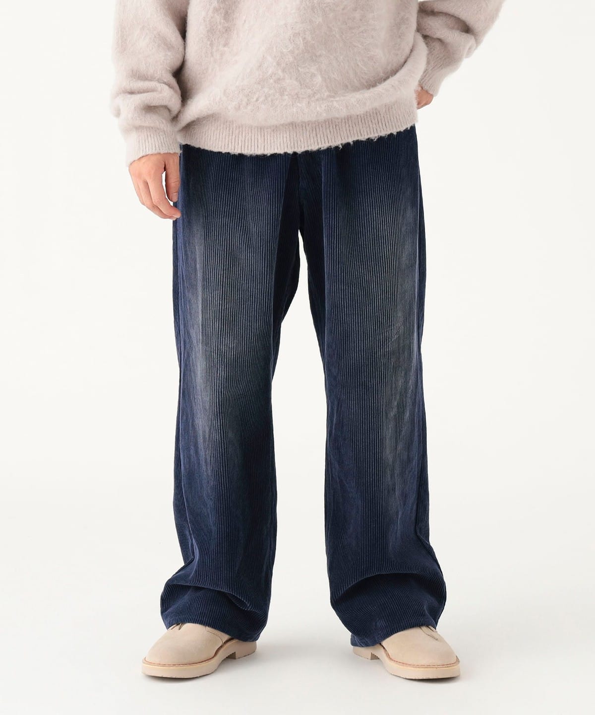 ヴィンテージライク コーデュロイ 5ポケット パンツ パンツ MEN NAVY L