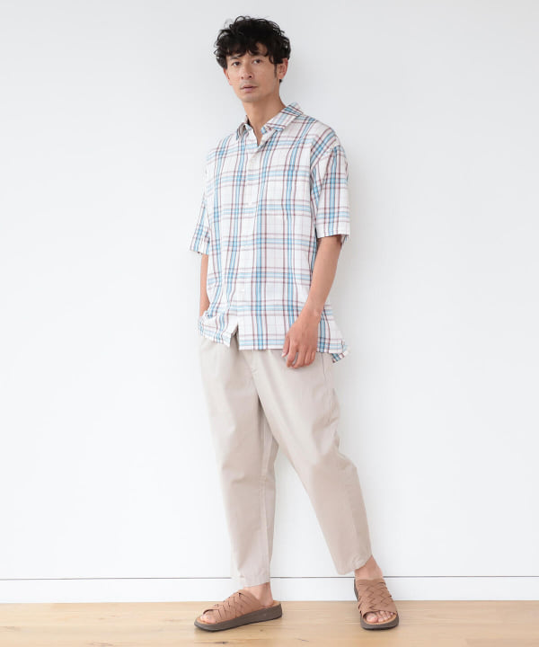 B:MING by BEAMS（ビーミング by ビームス）B:MING by BEAMS / オックス 8分丈 イージーパンツ（パンツ クロップド パンツ）通販｜BEAMS