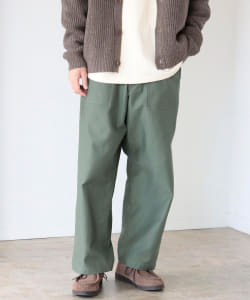 ▲【別注】GUNG HO / 4POCKET WIDE FATIGUE TROUSER