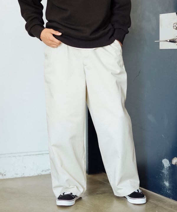 BEAMS OUTLET｜BEAMS / ワイド チノパンツ | Rakuten Fashion