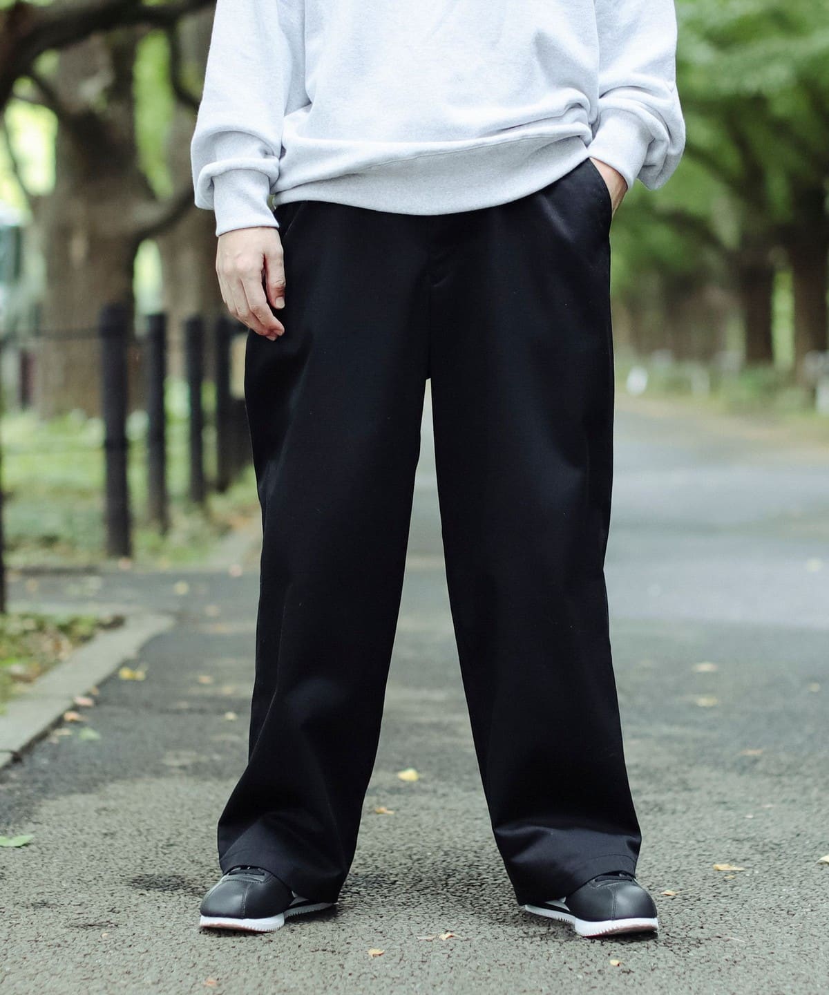 【4/24再値下げ】TC ワイド パンツ パンツ MEN BLACK S 【4/24再値下げ】TC ワイド パンツ パンツ MEN BLACK S