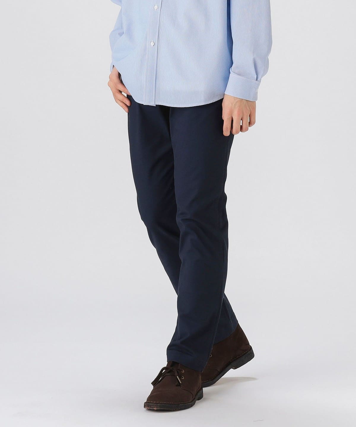 ストレッチ スリム イージー チノ パンツ MEN NAVY L ストレッチ スリム イージー チノ パンツ MEN NAVY L
