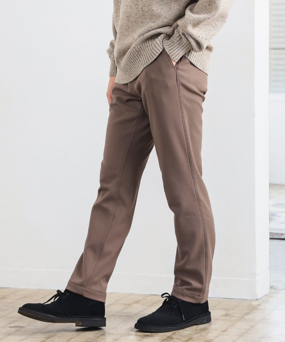 【4/24再値下げ】ウォーム スリム パンツ パンツ MEN TAUPE XL 【4/24再値下げ】ウォーム スリム パンツ パンツ MEN TAUPE XL