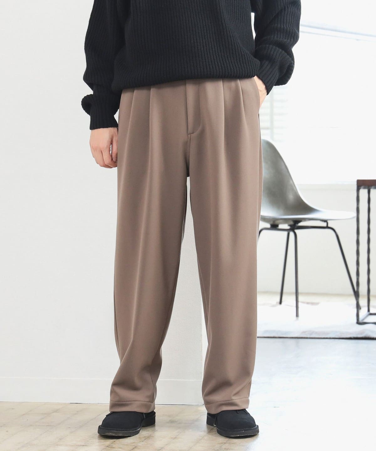 【4/24再値下げ】ウォーム ワイド パンツ パンツ MEN TAUPE M 【4/24再値下げ】ウォーム ワイド パンツ パンツ MEN TAUPE M