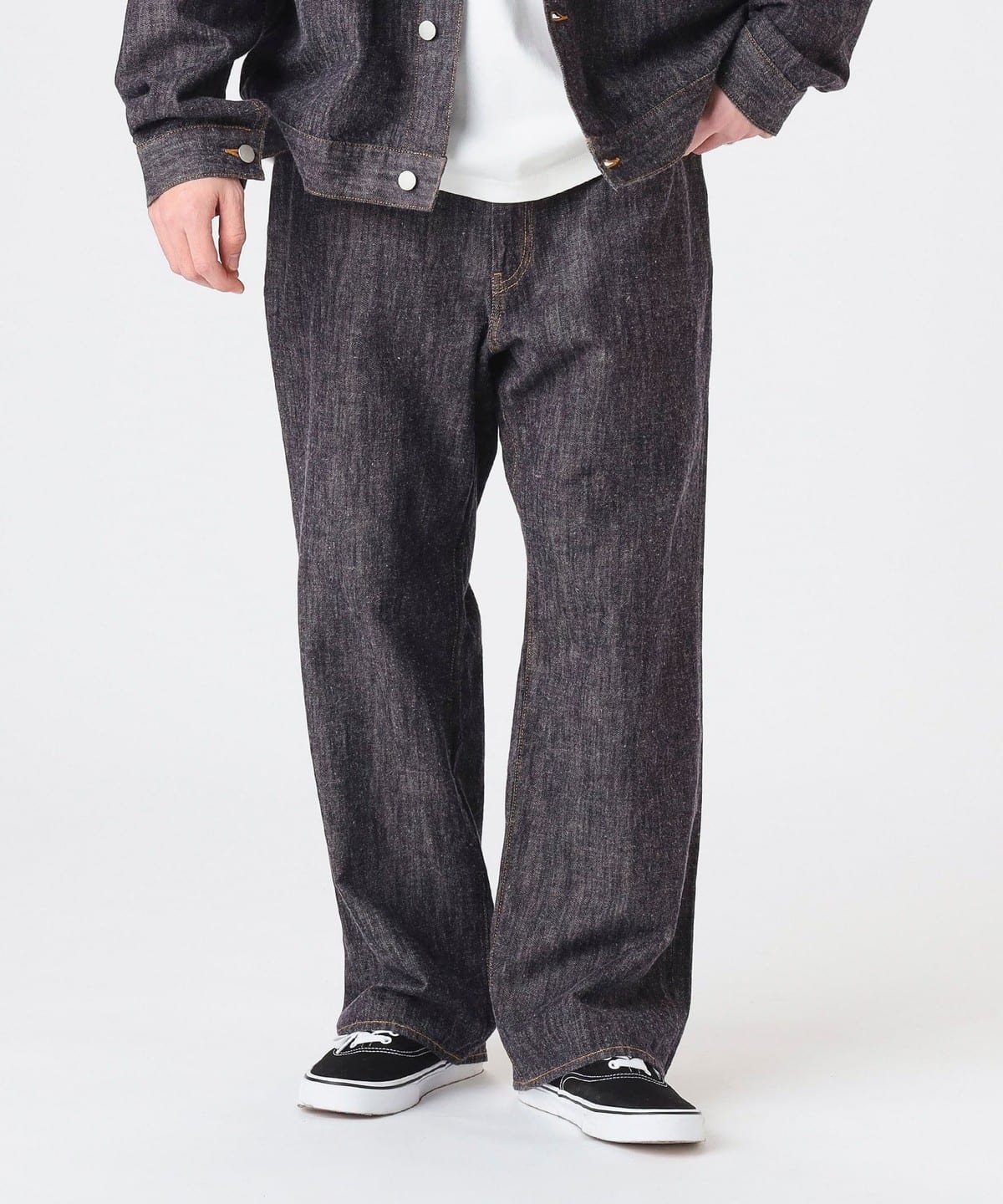 【セットアップ対応】コットンヘンプ パンツ パンツ MEN NAVY M 【セットアップ対応】コットンヘンプ パンツ パンツ MEN NAVY M