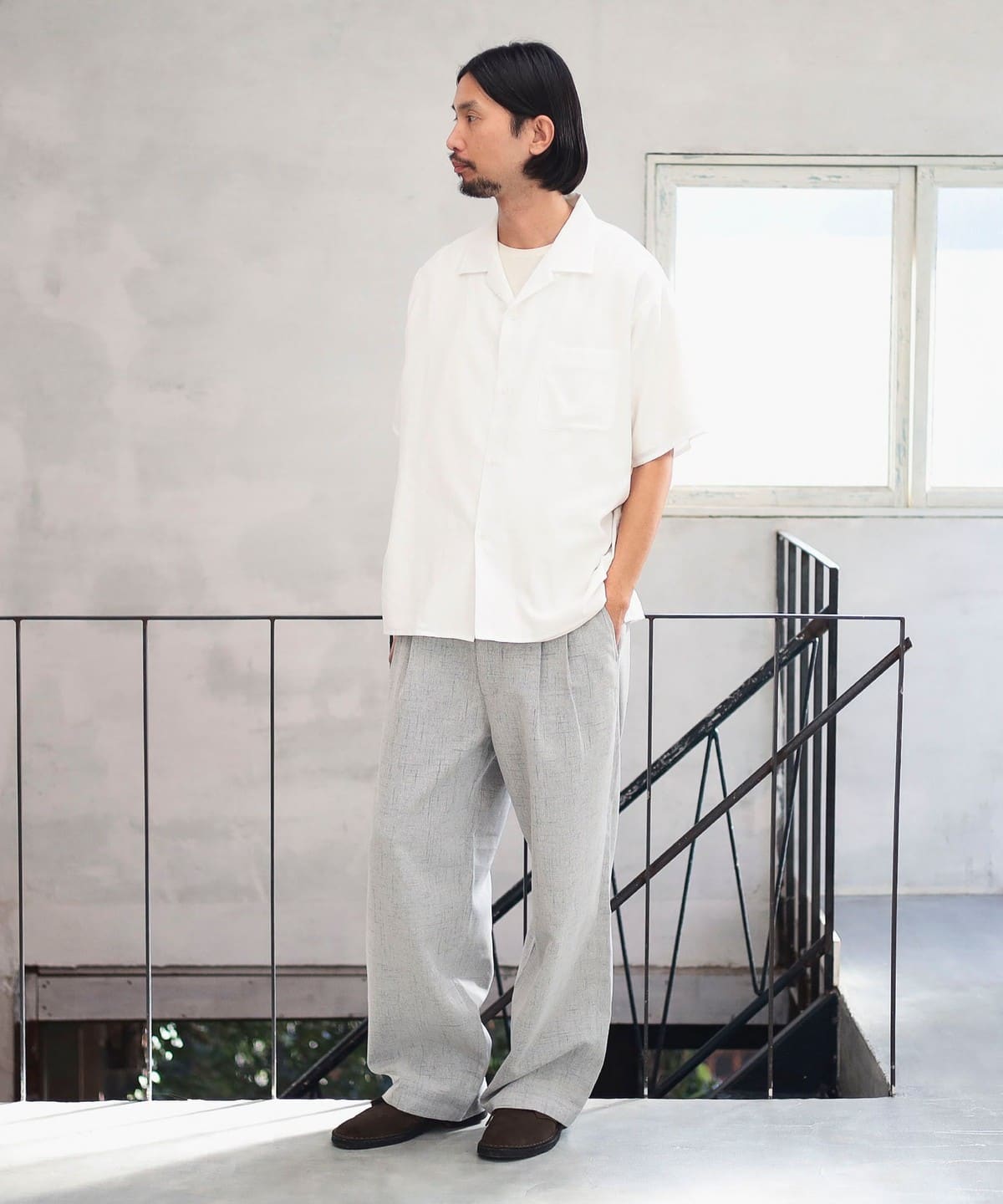 ヒ*リ様 polyester pants W OVY OVY Heavy Weight Wide Sweat Pants M