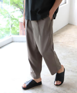 ▲B:MING by BEAMS / リネンライクワイド ベイカーパンツ