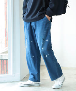 Lee x B:MING by BEAMS / 別注 FLeeasy ペイント デニム パンツ