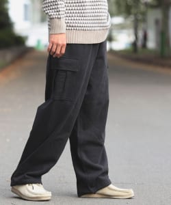 ▲ B:MING by BEAMS / ヘビーウェイト ワイド スウェットカーゴパンツ