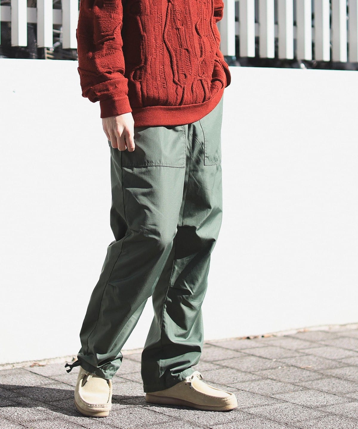 TAION タイオン / ミリタリー リバーシブル パンツ パンツ MEN OLIVE M TAION タイオン / ミリタリー リバーシブル パンツ パンツ MEN OLIVE M