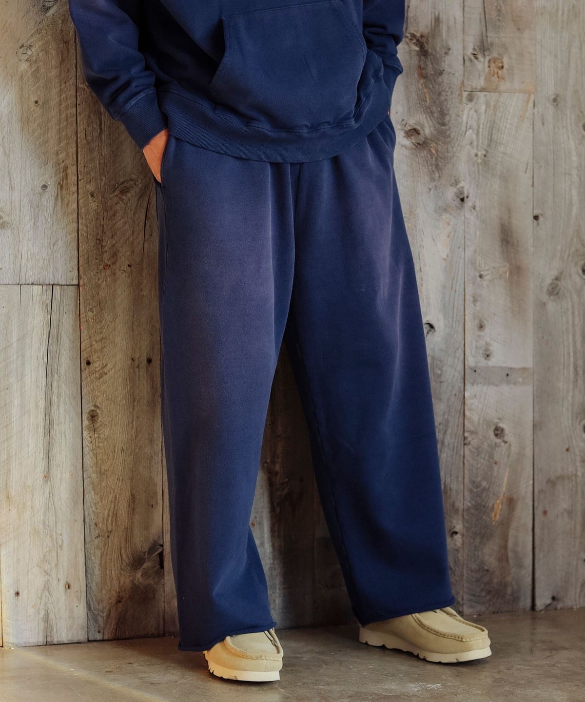 フェード ワイド スウェット パンツ(セットアップ対応) パンツ MEN NAVY S フェード ワイド スウェット パンツ(セットアップ対応) パンツ MEN NAVY S