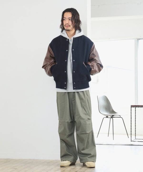 2,000円引き【BEAMS GOLF】秋冬 バイカラー 裏起毛パンツ メンズM B:MING by BEAMS（ビーミング by ビームス）裏起毛 オーバー