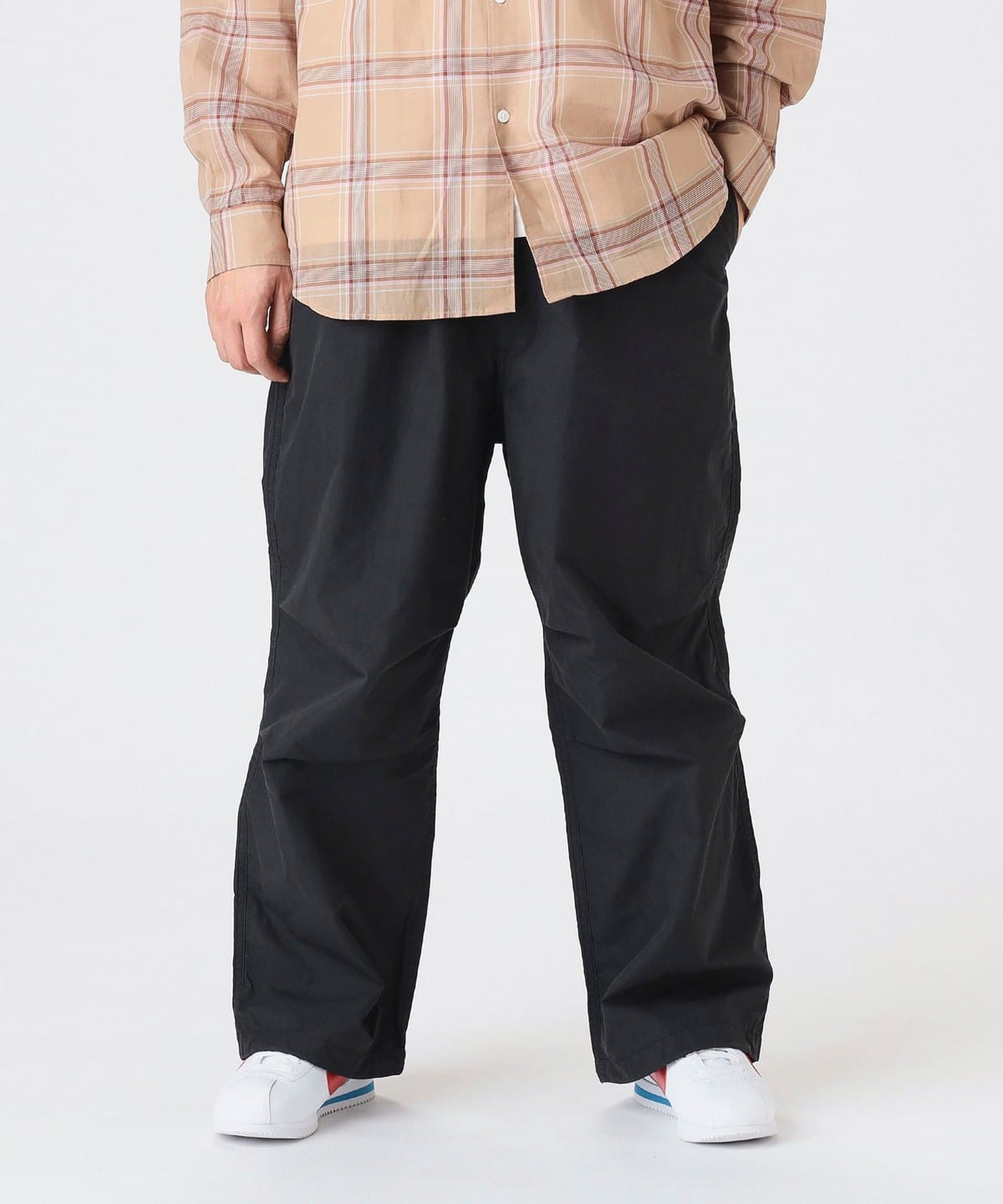コットンナイロン オーバーパンツ パンツ MEN BLACK L コットンナイロン オーバーパンツ パンツ MEN BLACK L
