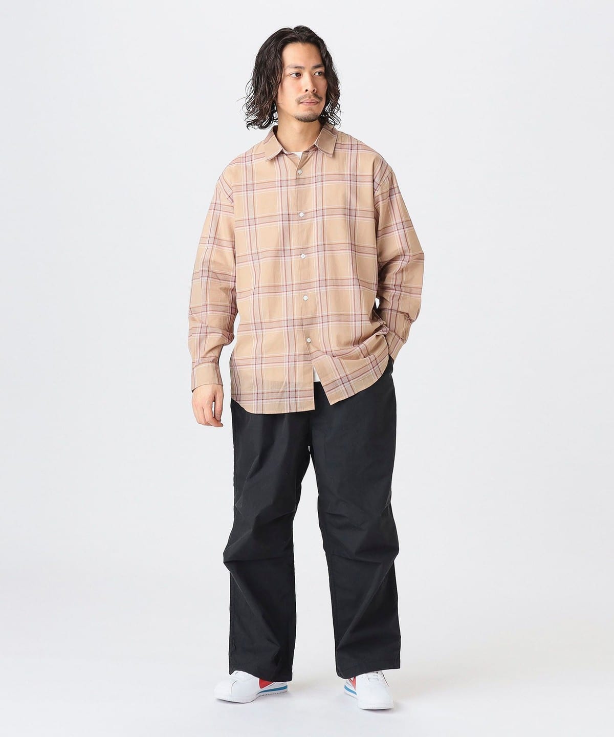 B:MING by BEAMS (B:MING by BEAMS) Cotton Nylon Overpants (Pants